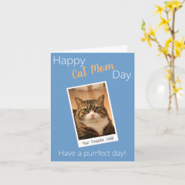 Funny Quote Cat Mama Custom Foto Zum Muttertag Karte
