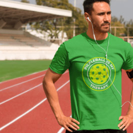 Funny Quote Club Team Pickleball ist meine Therapi T-Shirt