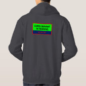 Funny Quote Corgi Lehrer Hoodie (Rückseite)