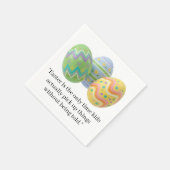 Funny Quote easter  Serviette (Ecke)