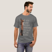 Funny Quote For Riders And Horse Lovers funny T-Shirt (Vorne ganz)