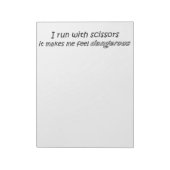 Funny Quote Geschenke Notizhefte einzigartig Gesch Notizblock (Rotiert)