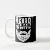 Funny Quote Gift For Bearded Men And Beard Lovers Kaffeetasse (Links)