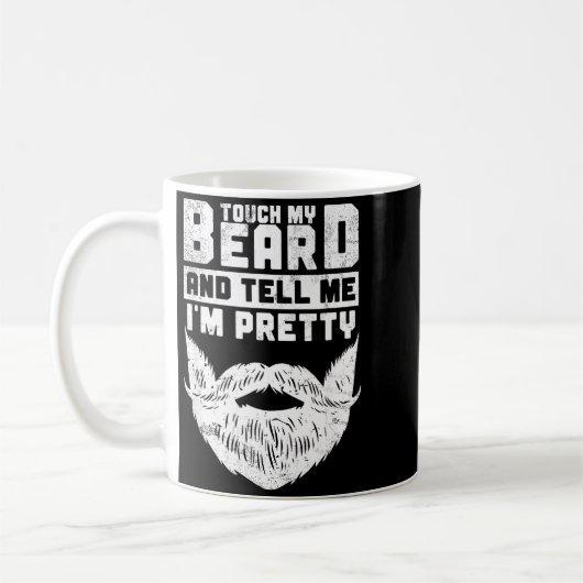 Funny Quote Gift For Bearded Men And Beard Lovers Kaffeetasse (Links)
