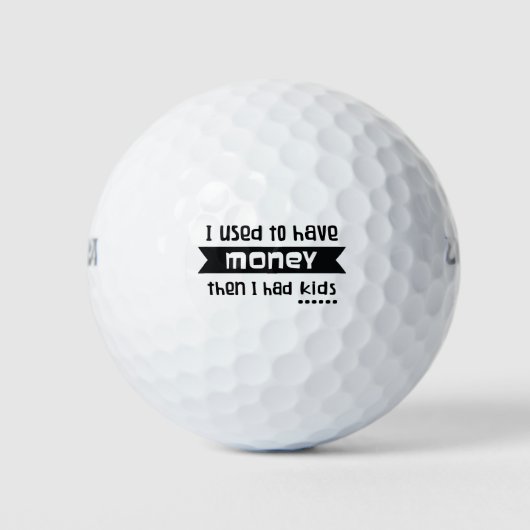 Funny Quote Golf Ball (Vorderseite)