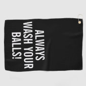 Funny Quote Golfhandtuch (Horizontal)