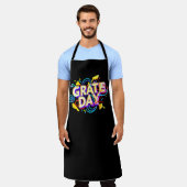 FUNNY QUOTE "GRATE DAY" FESTIVES DESIGN SCHÜRZE (Getragen)