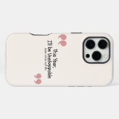 Funny Quote iPhone Hülle (Rückseite (Horizontal))