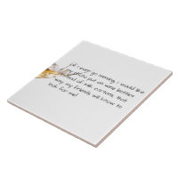 Funny Quote Keramik Tile Untersetzer