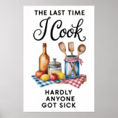 Funny Quote Kitchen Poster (Vorne)