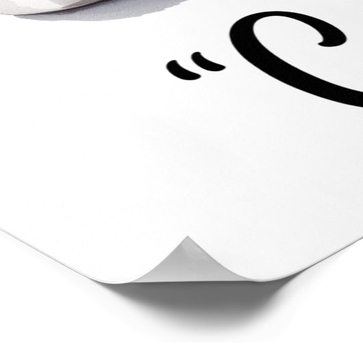 Funny Quote Kitchen Poster (Ecke)