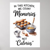 Funny Quote Kitchen Poster (Vorne)