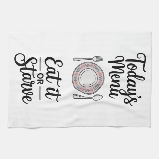 Funny Quote Kitchen Towel Geschirrtuch (Horizontal)