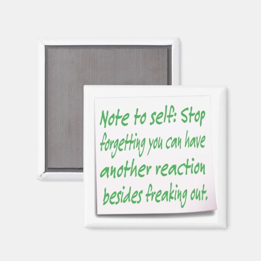 Funny Quote Magnet (Vorderseite/Rückseite)
