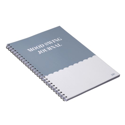 Funny Quote Movie Swing Journal Blue Modern Notizblock (Rechte Seite)