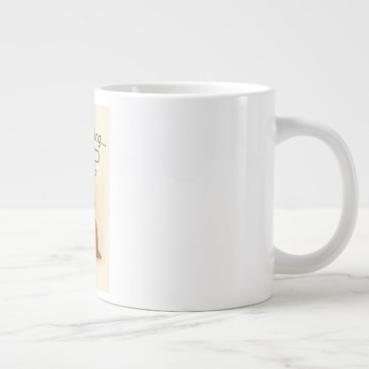 Funny quote mug Jumbo-Tasse (Rechts)