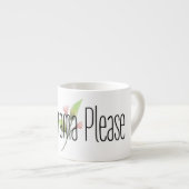 Funny Quote No Drama Please Decor For Home Espressotasse (Vorderseite Rechts)