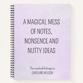 Funny Quote Notizblock