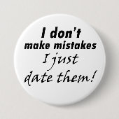 Funny Quote Redewendungen Knöpfe Witz lustige Gesc Button (Vorderseite)