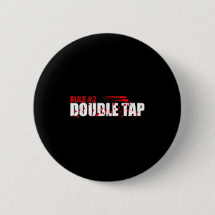 Funny Quote Regel 2 Doppel Gestochen Einfache Retr Button