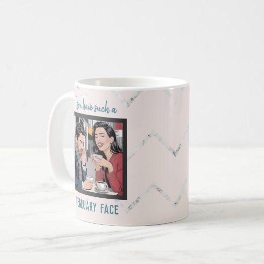 Funny Quote Sarcastic Elegante Modernste Kaffeetasse (Vorderseite Links)