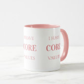 Funny Quote Simple Typography Pink Pilates Mug Tasse (VorderseiteRechts)