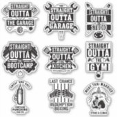funny quote sports Printable Aufkleber (Vorderseite)