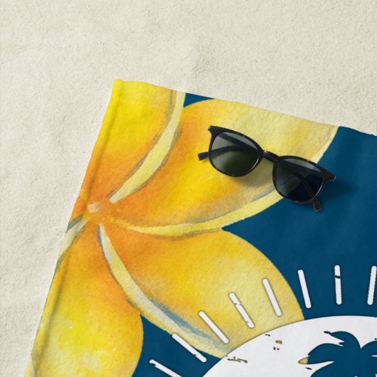 Funny quote strand verrückt strandtuch (Beispiel)