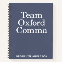 Funny Quote Team Oxford Comma Personalisiert