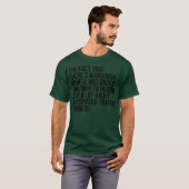 Funny Quote Theres Highway To Hell And Stairway To T-Shirt (Vorne ganz)