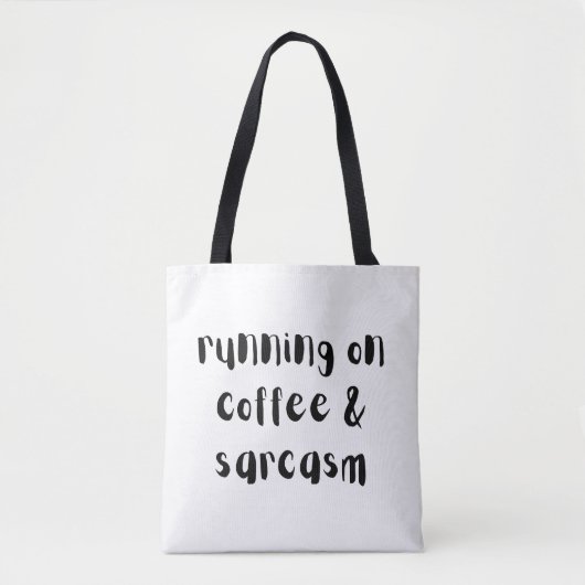 Funny Quote Tote Tasche (Vorderseite)