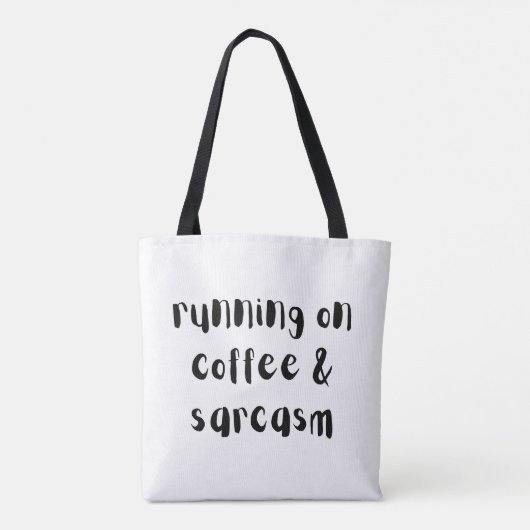 Funny Quote Tote Tasche (Rückseite)