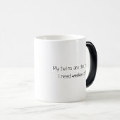 Funny Quote Trendgift Tasse Coffee Coffee Twins Vo (VorderseiteRechts)