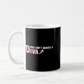 Funny Quote You Can't Arrest A Diva Kaffeetasse (Links)