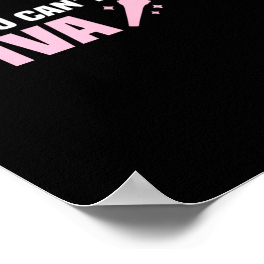 Funny Quote You Can't Arrest A Diva  Poster (Ecke)