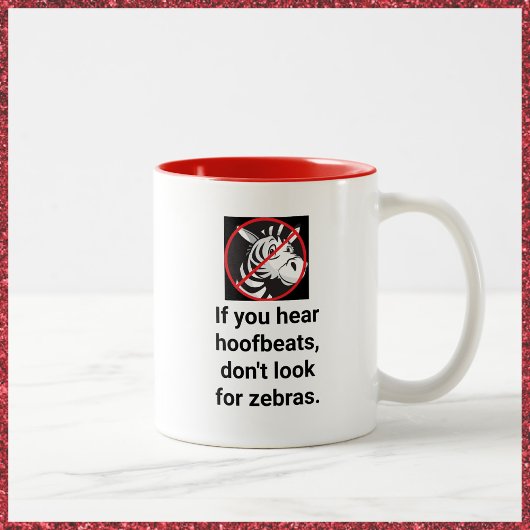 Funny Quote Zebra Tasse