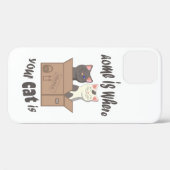 Funny quote Zuhause ist, wo Ihre Katze ist Case-Mate iPhone Hülle (Rückseite (Horizontal))