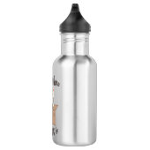 Funny quote Zuhause ist, wo Ihre Katze ist Edelstahlflasche (Rechts)