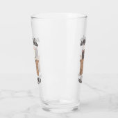 Funny quote Zuhause ist, wo Ihre Katze ist Glas (Links)