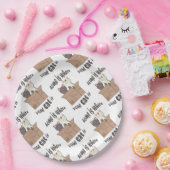 Funny quote Zuhause ist, wo Ihre Katze ist Pappteller (Party)