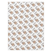 Funny quote Zuhause ist, wo Ihre Katze ist Tischdecke (Vorderseite)