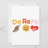 Funny Quotes Do Re Mi Song Music - Geschenk Idee Einladung (Vorderseite)