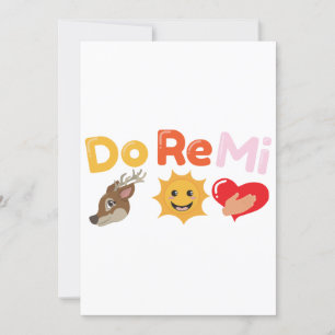 Funny Quotes Do Re Mi Song Music - Geschenk Idee Einladung