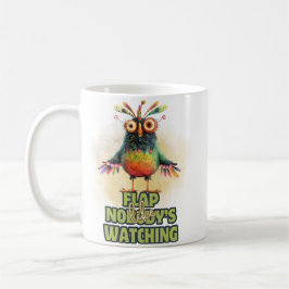 Funny Quotes Funny Quirky Whimsical Bird Kaffeetasse