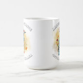 Funny Quotes Funny Quirky Whimsical Bird Kaffeetasse (Mittel)
