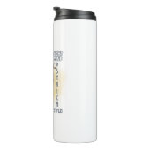 Funny Quotes Funny Quirky Whimsical Bird Thermosbecher (Nach rechts gedreht)