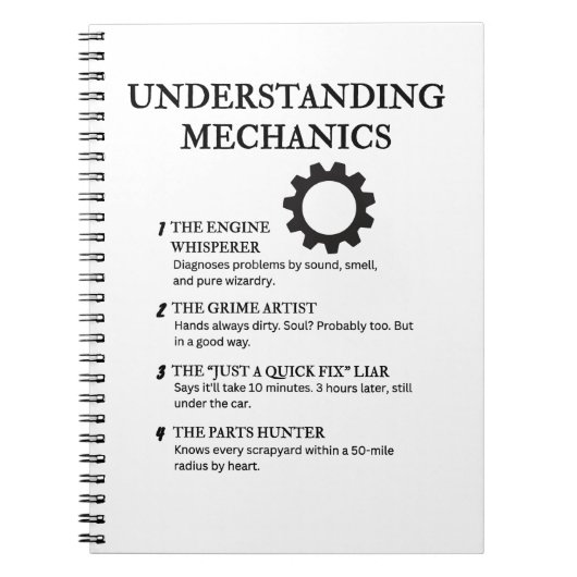 Funny Quotes für Garage Pros Notizblock (Vorderseite)