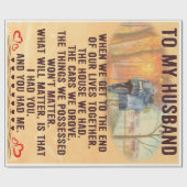 Funny Quotes Geschenk für Ehemann | Geschenk für d Geschenkpapier (Flach)