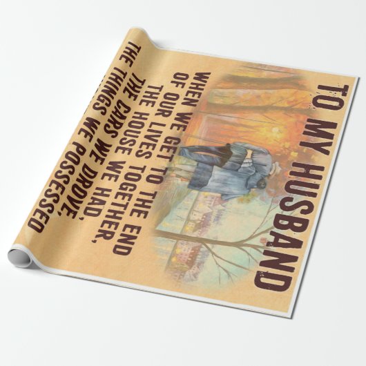 Funny Quotes Geschenk für Ehemann | Geschenk für d Geschenkpapier (Ungerollt)
