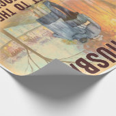 Funny Quotes Geschenk für Ehemann | Geschenk für d Geschenkpapier (Ecke)